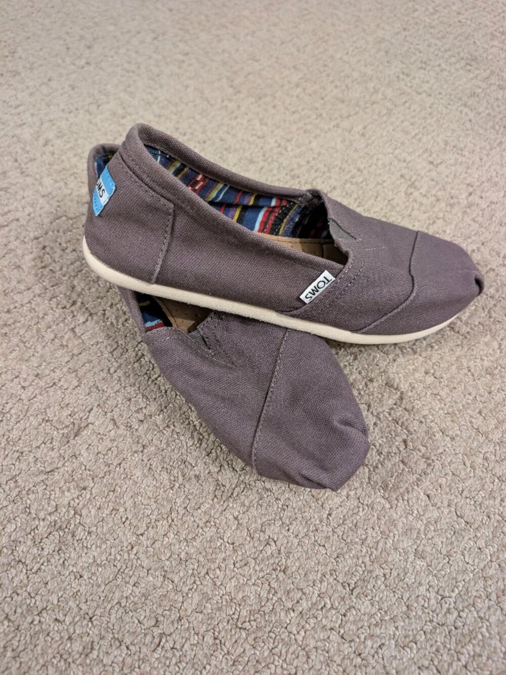 TOMS Alpargata Classic slip-on canvas shoes